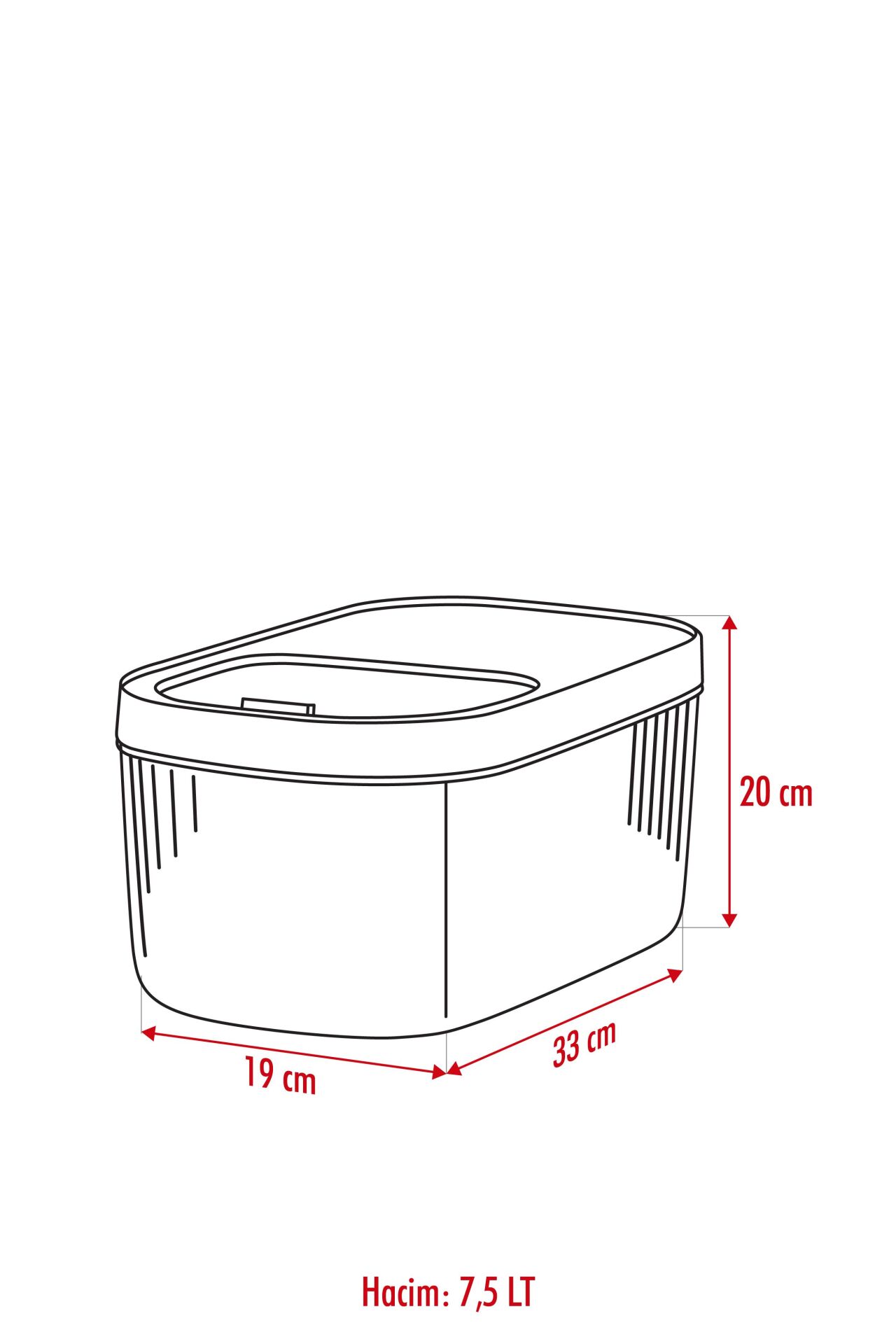 2'Li 7.5 LT Multibox Kayar Kapaklı Saklama Kabı & Erzak Kabı & Toz Ve Tablet Deterjan Kutusu ( ETİKET HEDİYELİ )