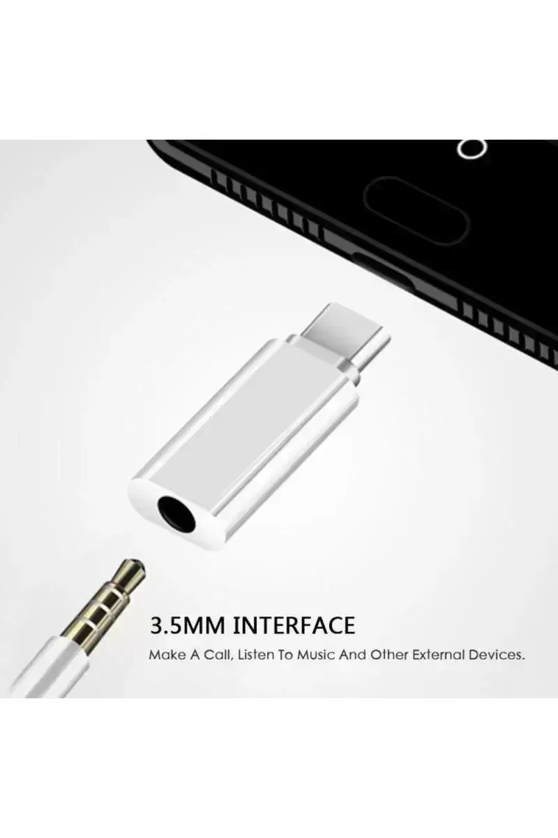 Dji Ozmo Pocket Telefon Uyumlu 3.5mm To Type C Mikrofon Adaptörü