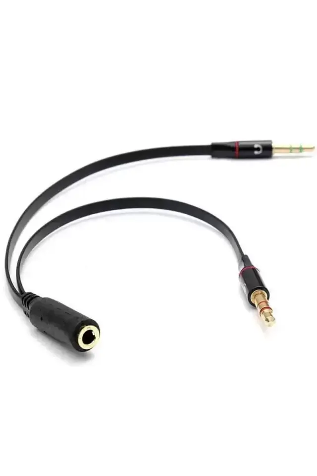 Kulaklık Mikrofon Ayırıcı Çevirici Switch Splitter 3.5mm