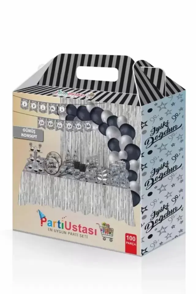 Parti Seti Parti Seti Iyiki Doğdun Gümüş