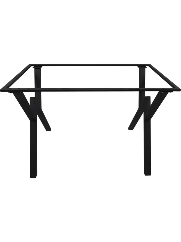 Retro X Ayak Metal Masa Ayağı - Üst Çerçeveli, Elektrostatik Boyalı 60x110 cm